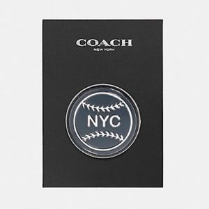 Coach New York City baseball limited edition pin